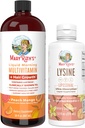 MaryRuth Organics Liposomal Lisine (Snickerdoodle) & Multivitamin Liquid + Crecimiento del pelo TENIDO Proyecto Label limpio Verified® ANTE Immune Support, Beauty, " Global Health TEN Vegan, Non-GMO, Gluten Free