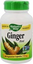 Bota de jengibre herbal premium de la naturaleza, soporte digestivo, 550 mg, 100 cápsulas vegetarianas, paquete de 2