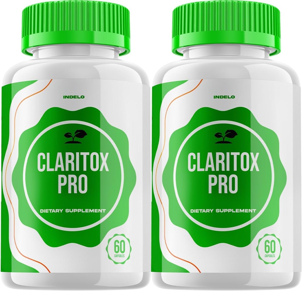 (2 Pack) Claritox Pro for Vertigo Capsules, Claritox Pro for Vertigo Reviews, ClaritoxPro for Vertigo Support Suplemento Maximum Strength Nootropic Formula Pills Claritox Pro for Memory (120 cápsulas)