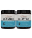 Conscious Colostrum Powder - Grass Fed Bovine Colostrum Suplemento con Lactoferrina para Absorción de Hierro - Immune System Supplement (2-Pack)