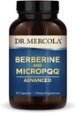 Dr. Mercola Berberine y MircoPQQQ Avanzados - Ofertas Metabólico, Mitocondrial, Cerebro &amp; Immune Soporte - GMO-Free, Gluten-Free &amp; Soy-Free - 90 Capsules (90 Servings)