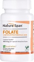 Active 6S-5-metiltetrahidrofolic acid-400 mcg,Promote Protein Production, red Blood Cell Production and Prevent fetal malformations,30 Caps