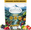 OPTIVIDA Fruits " Veggie Mix Super Greens Packets de Polvo (30 días)- 50+ Superfood Green Juice Powder " Greens Supplements W/Probiótico, Antioxidante, Enzymes Digestivos " Adaptagen Blends for Gut Health
