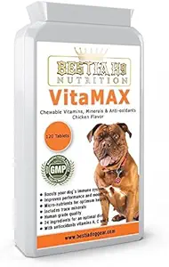 Bestia K9 Nutrition VitaMAX masticable Perro Multi-Vitamin y Trace Minerals. Suplementos de perros de calidad premium. Hecho en Europa.