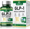 GLP-1 Probiótico Silencioso GLP-1 Suplemento, GLP-Activado con 10 millones de probióticos multi-entrenamiento CFU + Prebióticos, Naturalmente GLP 1 Producción, GLP-1 Probiótico para Mujeres, 60 GLP-1 cápsula (1pcs)wss,