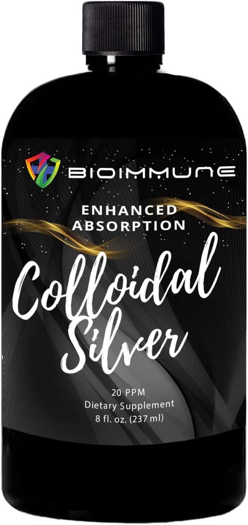 Colloidal Silver Hydrosol Immune Support. Biodisponibilidad más alta. Limpio, puro y seguro – 99,999% Plata pura. 3er partido verificado, hecho en EE.UU. Retire los visitantes pequeños no deseados