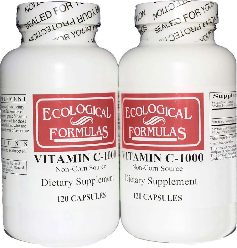 Formulas ecológicas Vitamina C de Tapioca para estómagos sensibles Conveniente 2-Pack