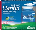 Claritin Indoor &amp; Outdoor Alergy Relief, 90-Tablets