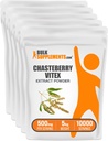 BulkSupplements.com Chasteberry Extract Powder - Chasteberry Fuente de Vitex Berry, Herbal Supplement - Vegan & Gluten Free, 500mg per Serving, 1kg (2.2 lbs) (Pack of 5)