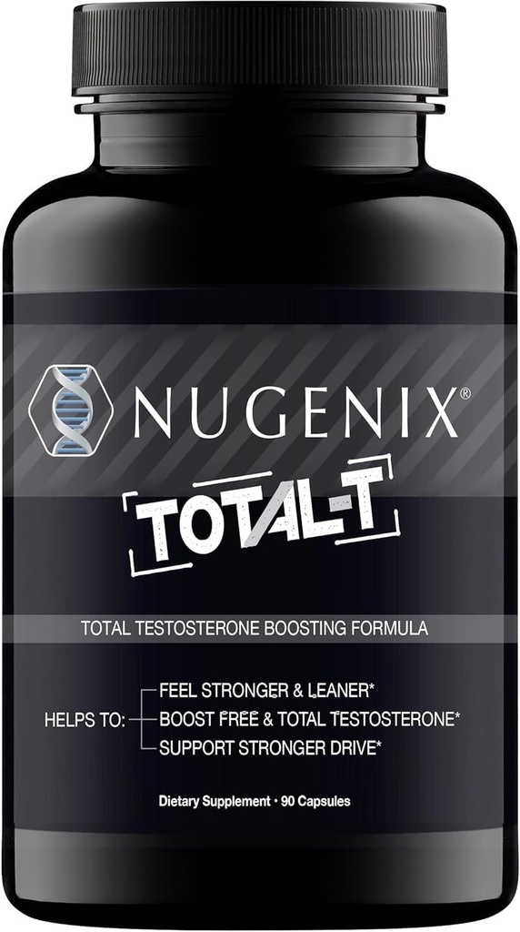 Nugenix Total-T - Booster de testosterona libre y total, 90 Conde