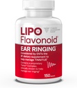 Lipo-Flavonoid Plus Tinnitus Relief - Doctor-Recomendado para Anillos de Anillo - Complejo Bioflavonoide de Limón Clínicamente Proveido con Vitaminas C, B1, B2, B6, B12, &amp; Calcio - 150 Caplets