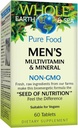 Factores naturales, Multivitamina &amp; Mineral de los hombres, 1 Servidor Contiene Equivalente a 1⁄2 lb de verduras, 60 Tabletas