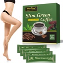 Premium Green Coffee Bean Extract Powder - Gluten-Free Green Coffee Bean Extract Suplementos con 10 Natural Health Blends, Instant Coffee, 180g (18 Sachets)