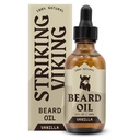 Striking Viking Vanilla Beard Oil for Men - Naturally Derived Conditioner with Argan & Jojoba Oils for Softening, Moisturizing and Growth (2 Oz)