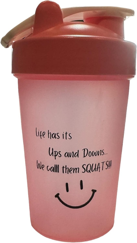 Protein Shaker Bottle, ShakeELITE - 13oz BPA-Free Blender with Secure Leak-Proof Lid & Mixing Ball - Perfect for Gym, Fitness, and On-the-Go Nutrition