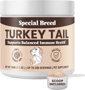 Turquía Tail Mushroom for Dogs - Orgánica Turquía Tail for Dogs Mushroom Powder for Respiratory, Immunity, Digestion - Lipoma Lumps and Bumps Supplement, No Fillers - 200 Grams