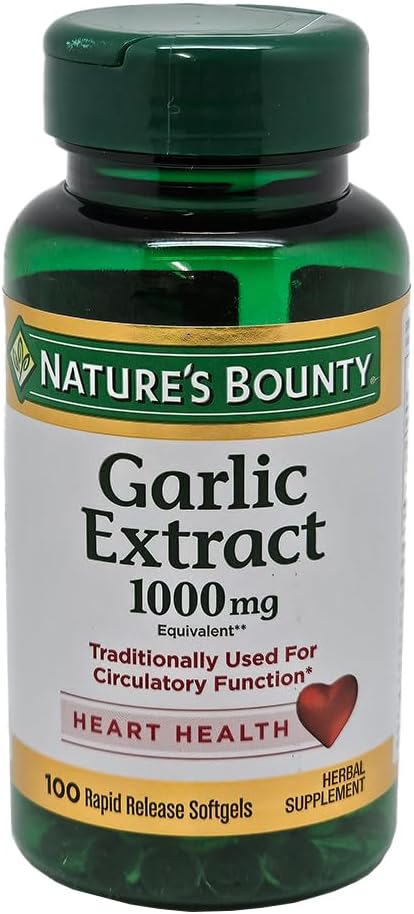 Ajo rebote de la naturaleza 1000 mg Softgels 100 ea