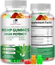 2 Empaquetaduras de cáñamo para el dolor, el sueño, la relajación - fuerza extra con magnesio & vitaminas - alta potencia aceite de cáñamo natural extractor de aceite, Vegan Gummy Osos