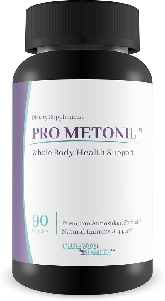 Pro Metonil - Suplemento de Salud Sangre - Powerful Whole Body Health Fórmula - Contiene Berberine, Cinnamon, " Zinc - Natural Antioxidant Immune Support - Help Reduce Oxidative Stress
