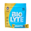 BIOLYTE IV Electrolyte Powder Packets, IV Liquid Drink Mix for Water, Doctor-Developed Hydration, HSA & FSA Aprobado Dehydration Relief, Chemotherapy Must Haves for Women &amp; Men- Lemon Lime (16 Sticks)