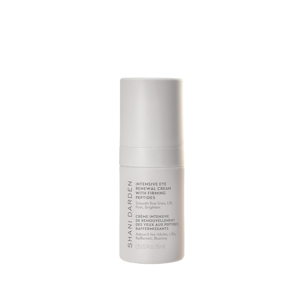 SHANI DARDEN Intensive Eye Renewal Cream, Hydrating Under Eye Cream for Dark Circles, Fine Lines, Wrinkles & Crows Feet with Niacinamide, Shea Butter & Ceramide, Crease-Free & Makeup-Ready, 0.50 fl oz