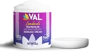 VAL Magnesium Aromatherapy Massage Cream 8oz TEN Zechstein Magnesium + MSM + Orgánica Óleos TENIDO Rápido Absorbing ← Non-Greasy TEN Joint &amp; Muscle Relief ← Paraben-Free TEN Made in USA