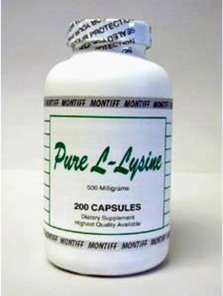 Pure L Lysine 500 mg 200 Cap