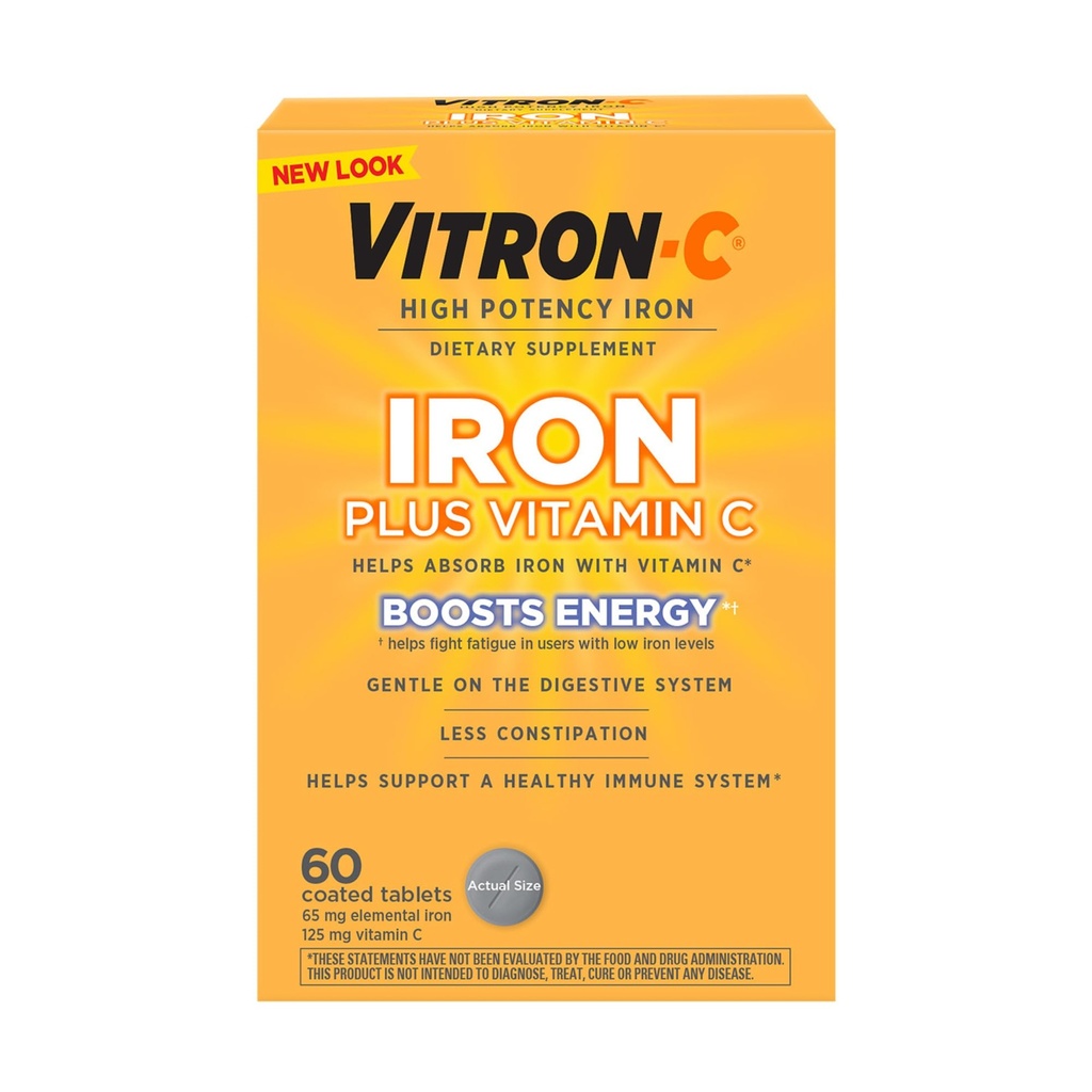 Vitron-C Multivitamin Tablet 63736012301 1 Bottle, 60 per Bottle