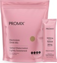 ProMix Nutrition Electrolytes Powder Hydration Packets - Himalayan Pink Salt, Magnesium, Potassium, Vitamina C - Salted Watermelon, Lightly Sweetened - 30 Servings (Pack of 30)