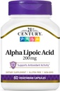 21st Century Healthcare Alpha Lipoic Acid 200 mg, 60 cuenta de cápsulas vegetarianas