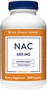 La Vitamina Shoppe NAC N-Acetyl-L-Cysteine - Promueve la Salud Celular, Immune & Antioxidant Support - 600 MG (200 cápsulas)