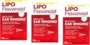 Lipo-Flavonoid Plus Suplemento dietético, para la salud del oído 100 ea Pack de 3