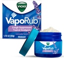 Vicks VapoRub, Lavender Scent, Suppressant, Topical Chest Rub &amp; Analgesic Ointment, Medicated Vicks Vapors, Relief from Cough Due to Cold, Aches & Pains, 1.76oz