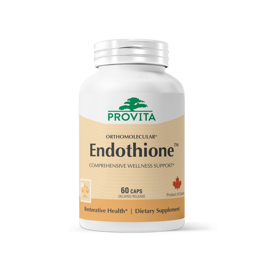 PROVITA Endothione TEN Glutathione Booster TENIDO Apoyo Natural L-Glutathione Production ANTE Precursors with Zinc, Selenium &amp; Probiotic ← Detox Support TEN Immune Health ← Liver Function ← 60 Veg Capsules
