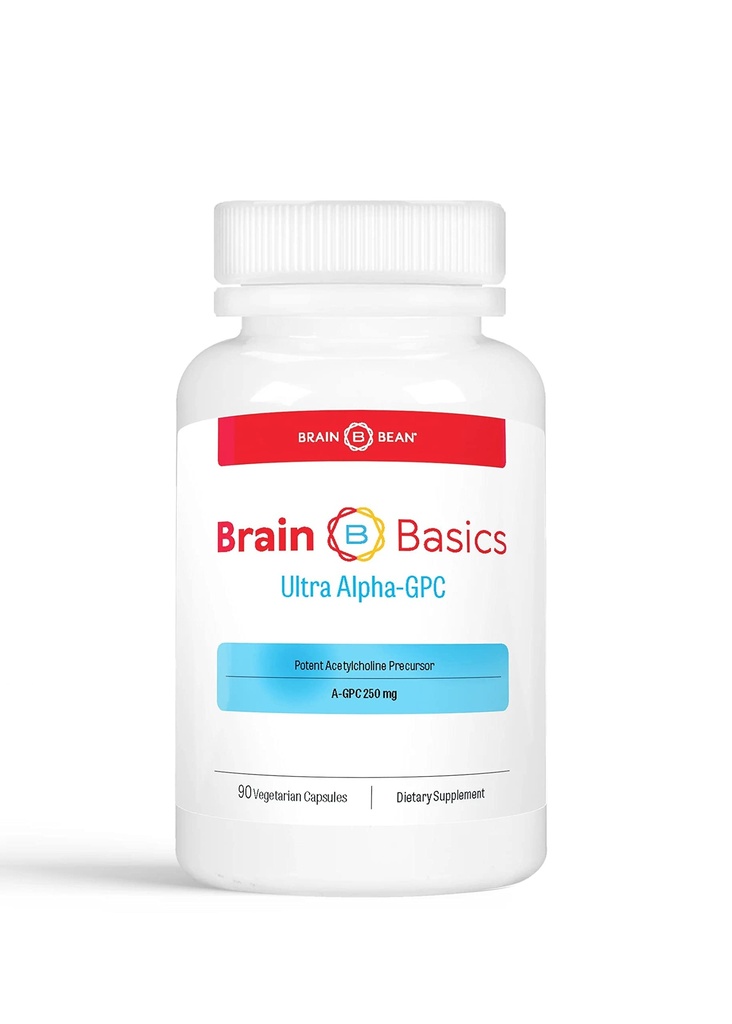 Fundamentos cerebrales Ultra Alpha-GPC tención 500 mg A-GPC tención 90