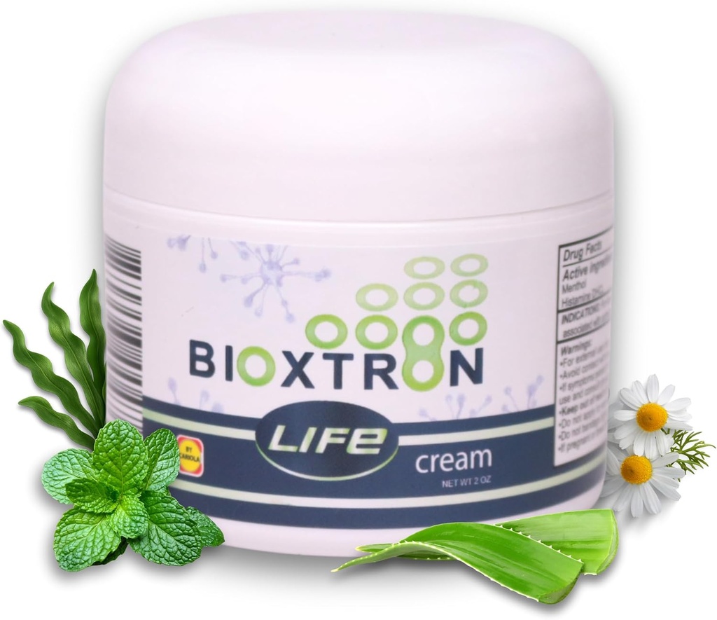 Bioxtron Life Cream Natural AFA Stem Cell Suplemento 2 oz - dolor conjunto - dolor muscular - fatiga