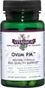 Vitanica Ovum P.M. - Calidad del huevo Apoyo con vitamina D3, ácido lipoico alfa " Melatonina - Funciona mejor con Ovum A.M. - Suplemento dietético herbal para la salud de las mujeres - Lady - 30 caps veganos