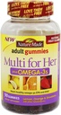 Nature Made Multi for Her Plus Omega-3 Adult Gummies, 90 Cuenta