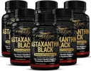 FREZZOR Astaxanthin Negro con UAF1000+ Super Antioxidante, soporta la salud del corazón, el ojo " cerebral, la protección contra el envejecimiento de la piel " , 12 mg Astaxanthin per Serve, 360 Softgels, 6 meses de suministro