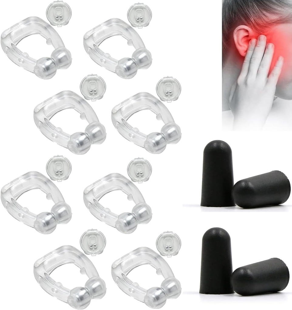 Auricalm Tinnitus Relief Device, Tinnitus Relief Device, Tinnitus Relief for Ringing Ears, Tinnitus Ear Cuff Set Stop Ear Ringing (4Pairs)