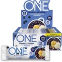 ONE Protein Bares, Blueberry Cobbler, Gluten Gratis con 20g Protein y 1g Azúcar, Pantry Staples, 2.12 oz (12 Conde)