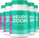(5 Pack) Suplemento Neuro Zoom, Neuro Zoom Memoria Orgánica Apoyo Fórmula, Neuro Zoom para Reducir los Efectos Negativos de la Fog del Cerebro, Neuro Zoom Usado para Boost Memory, NeuroZoom Reseñas (300 cápsulas)