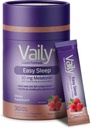 Vaily Liquid Melatonin 10mg, Lemon Balm Extract Ciclos de sueño mejorados - Raspberry Flavored Suplementos de sueño, Sleep Aid Liquid for Adults - Chamomile Extract Natural Sleep & Relax Aid - 30 Doses