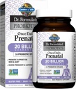 Jardín de la vida Dr. Probióticos Fórmidos Una vez Prenatal Diario - Acidophilus & Bifidobacteria Apoyo Probiótico para Mamá &amp; Bebé - Gluten, Leche &amp; Soy Gratis - 30 Contar cápsulas vegetarianas