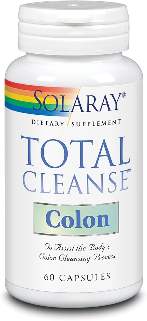 SOLARAY Total Cleanse Colon, Veg Cap (Btl-Plastic) tención 60 Conde