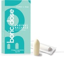 Mothers Dose Boric Acid Suppositories - Maintains and Balances Healthy Vaginal pH, Manages Odor, Hydrates, & Moisturizes. USA Made with Added Cocoa Butter and Coconut Oil