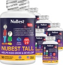 NuBest Tall Kids - Toddlers Vitaminas y Niños Vitaminas por Edad 2 a 9 - Soporte Bone Strength, Salud e Inmunity - Formas de Animales - 540 Tablas de Berry Chewable latitud Pack 6