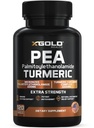 Pea Palmitoylethanolamide + Turmeric Curcumin Complex – 1600mg Micronized 99% & 95% Curcuminoids – High Potency Joint Support, Mobility & Comfort – Made in USA