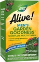 ¡La naturaleza está viva! Bondad del jardín Multivitaminas de los hombres, un ser de verduras y frutas**, alta potencia B-Vitamins, 60 Tabletas