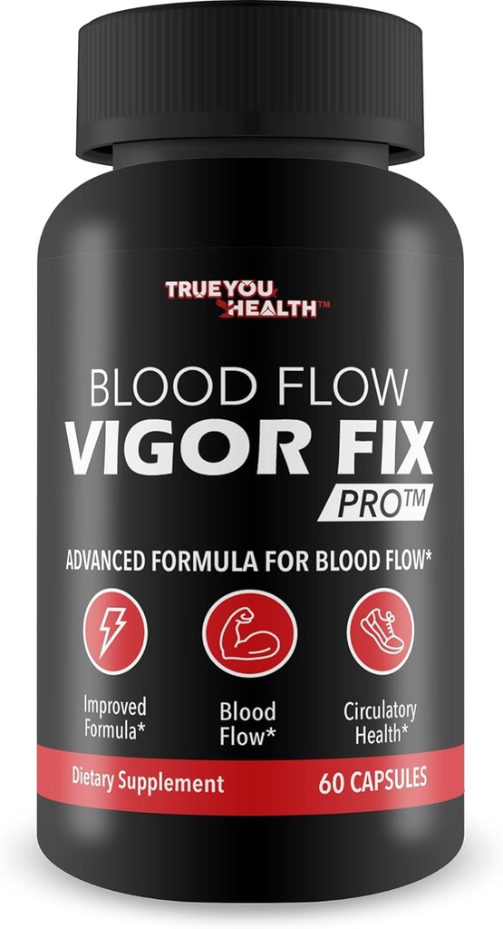 Blood Flow Vigor Fix Pro - Nuestros Mejores Suplementos de Circulación de Sangre para Hombres - Healthy Blood Flow Supplement Powder - Advanced Blood Flow Care - Boost Blood Flow Pills - Blood Flow Circulation Support